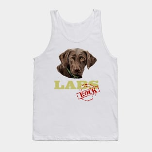 Chocolate Labs Rock! Tank Top